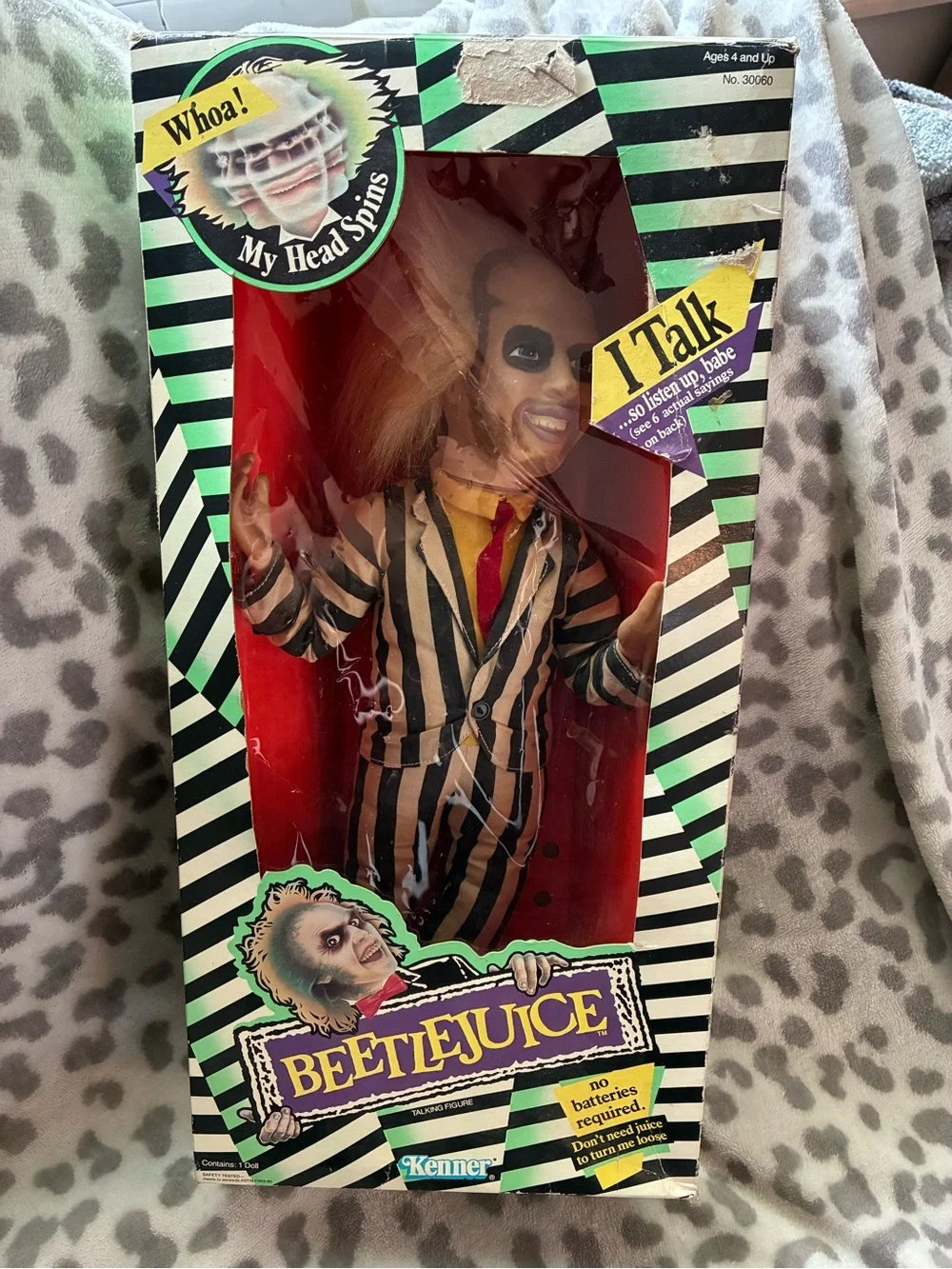Beetlejuice Vintage Kenner Beetlejuice Talking Figure #30060